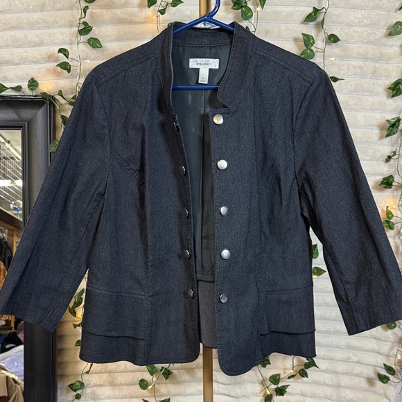 Dress Barn Jackets & Blazers - Dress Barn Black Blazer with Silver Buttons